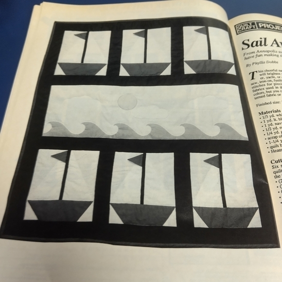 Vintage Quilt Craft Magazine June 1983 Quilting Quilt Patterns Butterfly Quilt - Picture 7 of 10